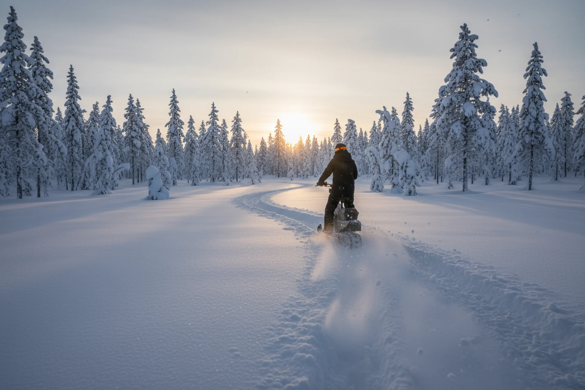 Electric sled (Electric Reindeer) tour to Santa’s Hidden Cabin in Rovaniemi